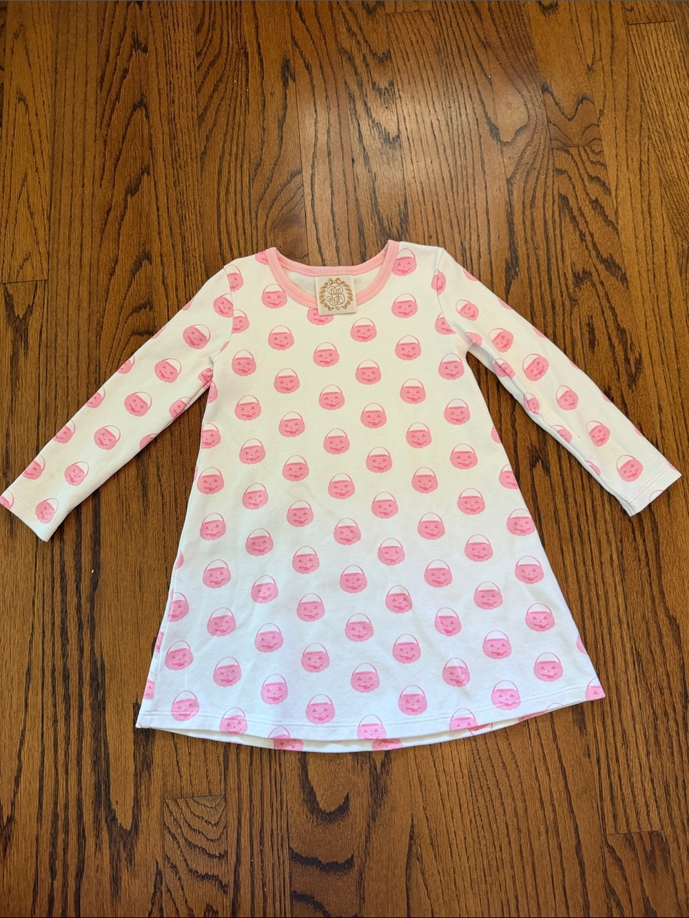 Kids Pink Pumpkin Dress